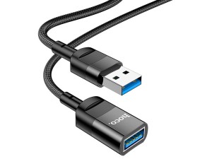 کابل افزایش طول یو اس بی به یو اس بی 1.2 متری هوکو Hoco Extension cable USB to USB USB3.0 U107