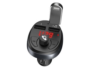 شارژر فندکی با قابلیت پخش موسیقی و تماس هوکو Hoco E41 Car Charger with Wireless FM Transmitter
