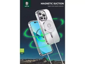 قاب مگ سیف مات آیفون 14 پرو مکس گرین Green iphone 14 Pro Max Matte Magsafe Case