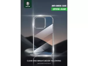 قاب ضد ضربه آیفون 14 پرو گرین Green iphone 14 Pro Crystal Clear Anti-Shock Case