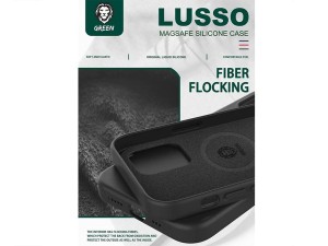 قاب محافظ سیلیکونی مگنتی آیفون گرین Green Lusso MagSafe 360 Silicone Case iPhone 12 Pro Max