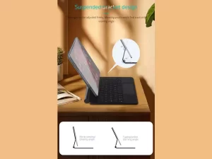 کیف کیبورددار آیپد پرو 11 و آیپد ایر 5 کوتتسی Coteetci Apple official iPad smart control keyboard case 64010-BK