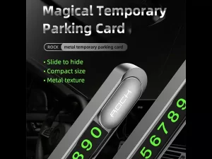 کارت شماره تلفن پارک موقت خودرو راک Rock Temporary Parking Card RPH0943
