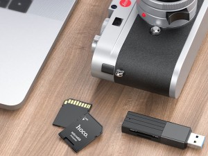 نگهدارنده و مبدل کارت حافظه هوکو Hoco HB22 TF to SD card holder