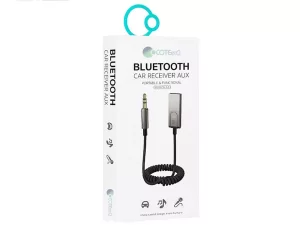 گیرنده بلوتوث خودرو به همراه کابل صدا آی یو ایکس کوتتسی Coteetci Bluetooth 5.0 AUX Car Bluetooth receiver 74001