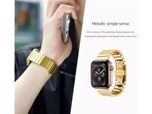 بند اپل واچ سری 1/2/3/4 استیل کوتتسی Cottetci W25 Stainless Steel Apple Watch Band 42/44 mm WH5238-BK