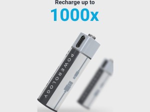 باتری قابل شارژ AAA پاورولوژی Powerology AAA USB Rechargeable Battery (4pc pack)