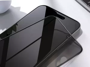 محافظ صفحه نمایش شیشه ای حریم شخصی نیلکین آیفون 14 پرو Nillkin iPhone 14 Pro privacy glass