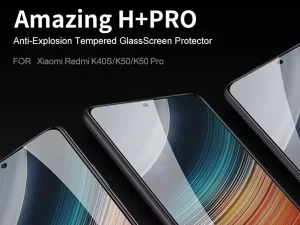 محافظ صفحه نمایش شیشه‌ای نیلکین شیائومی Nillkin Xiaomi Redmi K40S/k50/k50 Pro/K50 Ultra/Poco F4 H+Pro