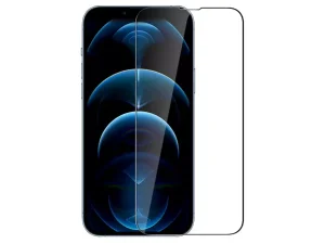 محافظ صفحه نمایش شیشه ای و محافظ لنز نیلکین آیفون 13 پرومکس Nillkin Apple iPhone 13 Pro Max 2-in-1 HD full screen tempered glass