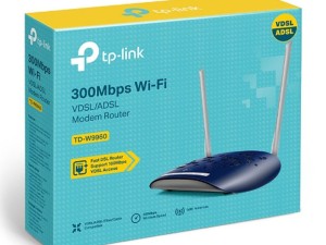 مودم روتر تی پی لینک با سرعت 300 مگابیت بر ثانیه وای فای TP-Link W9960 300Mbps Wi-Fi VDSL/ADSL Modem Router