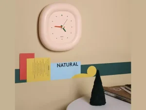 ساعت دیواری و رومیزی MUID Milk Yellow Bubble Clock