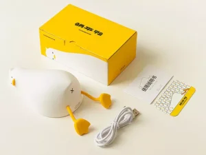 چراغ خواب فانتزی رومیزی قابل شارژ Festive LED Lying Flat Duck Lamp