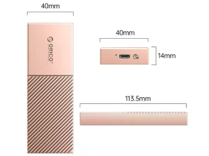 باکس هارد اس اس دی m2 اوریکو ORICO M207C3-G4 USB3.2 Gen2x2 Type-C M.2 NVMe SSD Enclosure