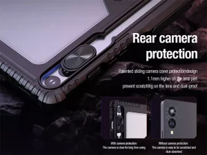 کیف محافظ بامپردار تبلت سامسونگ اس 9 پلاس نیلکین Nillkin Bumper Leather cover case Pro Multi-angle folding style Samsung Galaxy Tab S9 Plus